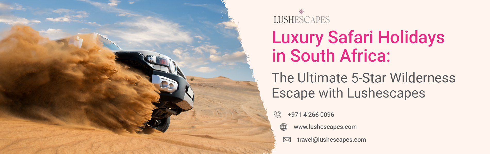 Luxury safari holidays in South Africa