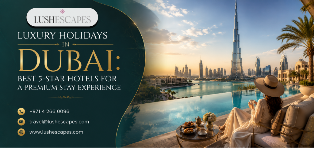 Luxury 5-star hotel in Dubai with premium amenities